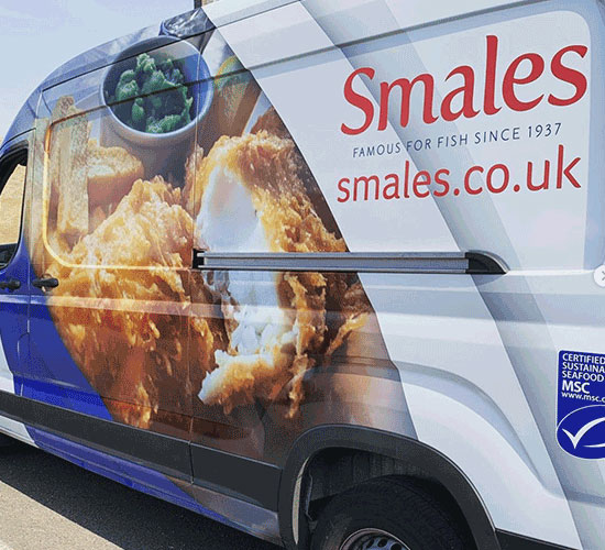 Smales delivery van