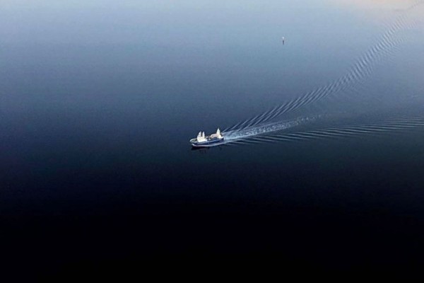 Trawler at sea