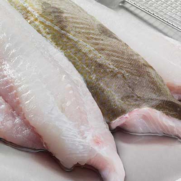 Cod with skin on